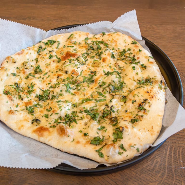Indulge in Our Garlic Naan