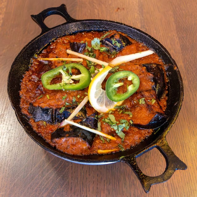 Aubergine Curry.